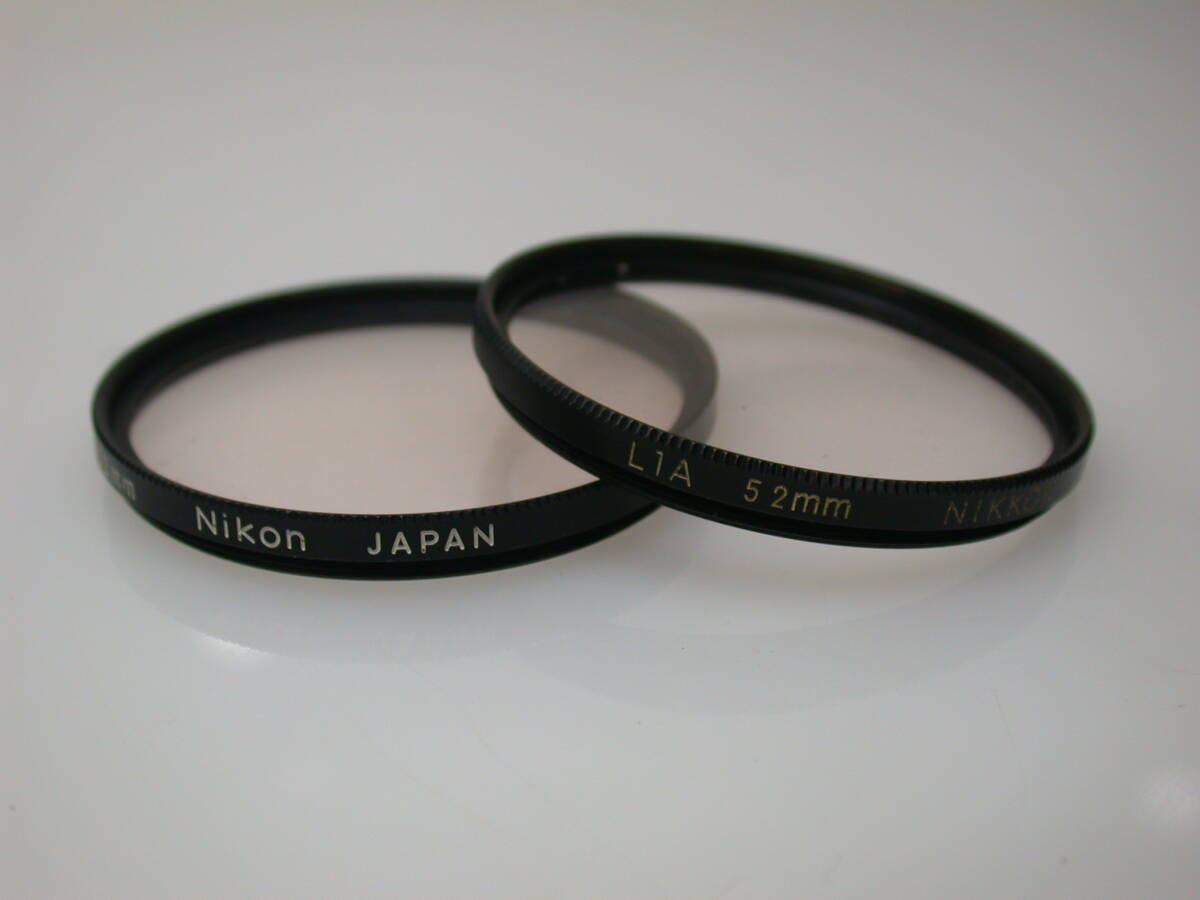 18-98 即決 ニコン純正フィルター 2枚 52mm L1A
