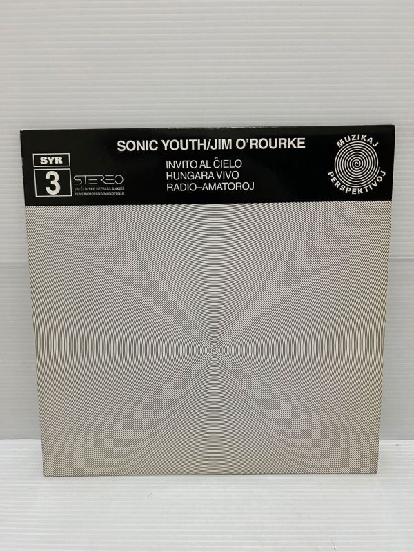 ◇B233◇ LP レコード US盤 限定クリアヴァイナル SONIC YOUTH ソニック・ユース JIM O'ROURKE ジム・オルーク Invito Al Cielo