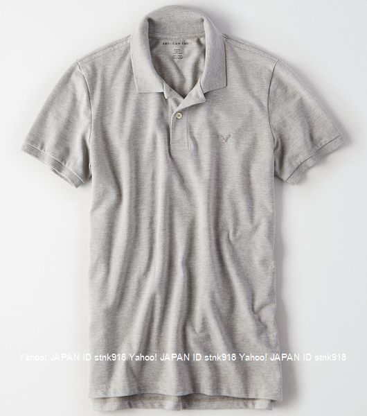 〓SALE!! アメリカンイーグル/US XL/AE Flex Pique ポロ/Dark Gray