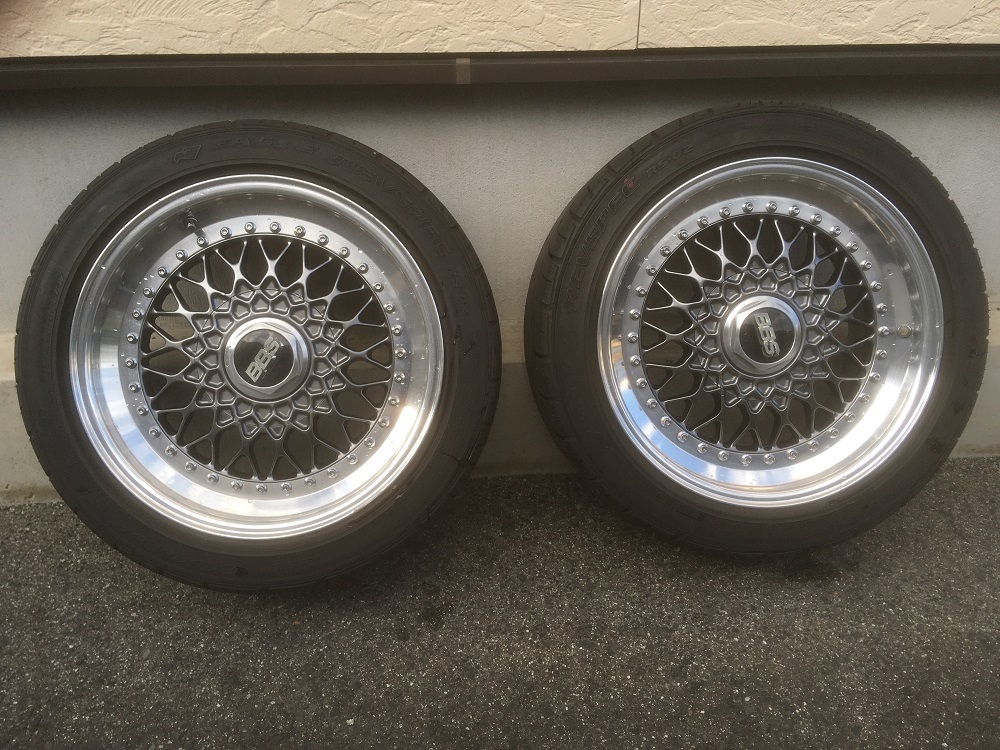 BBS アルミホイール 2本　RS244　8Jｘ16　オフセット33　グッドイヤー 215/45R16