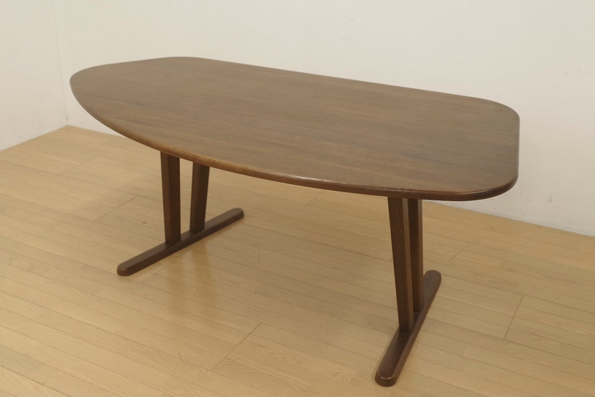 展示品 飛騨産業 キツツキ baguette life バゲットライフ ダイニングテーブル 楢 オーク 無垢材 食卓 W175cm