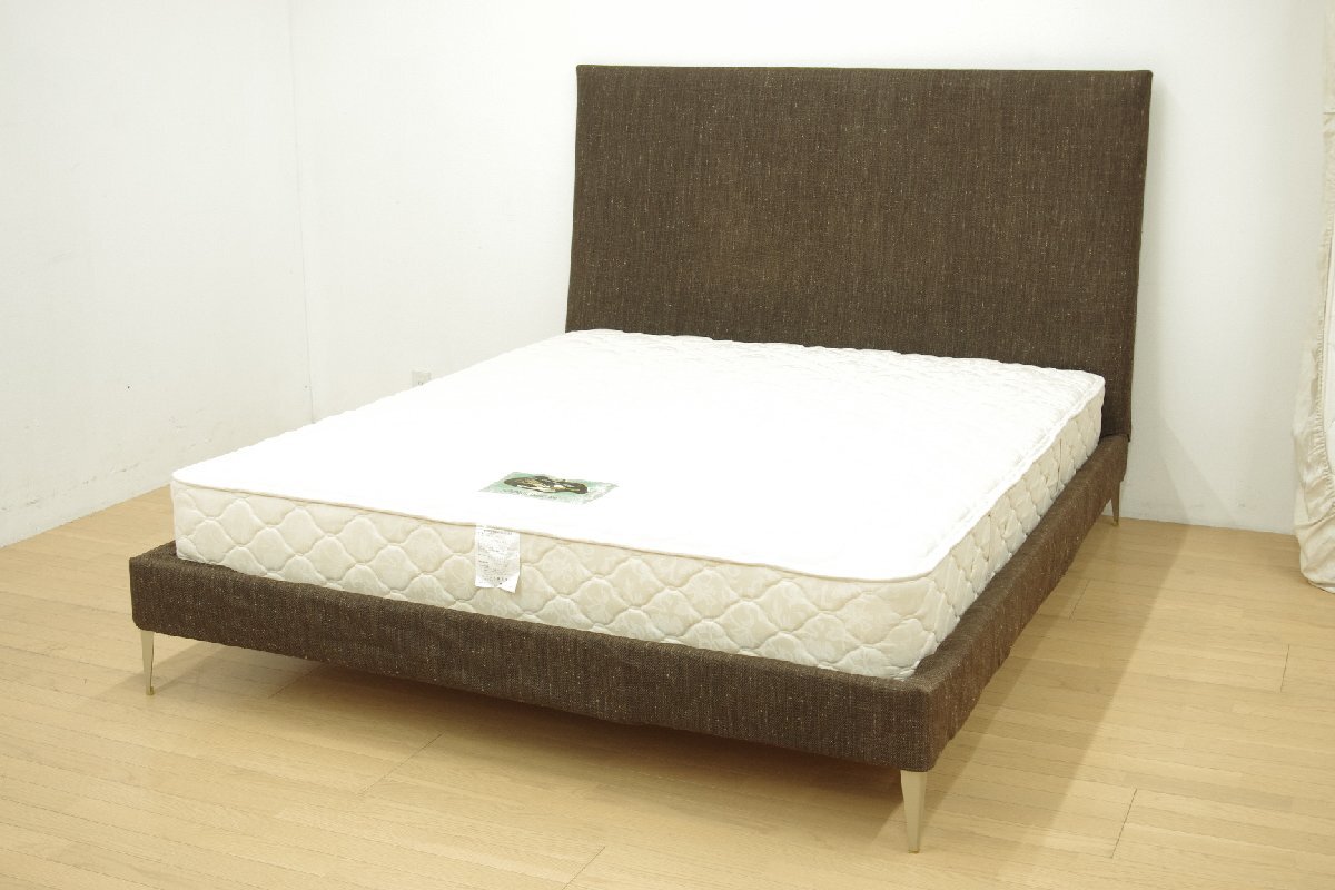 B＆B Italia ビーアンドビー イタリア MAXALTO APTA クイーンサイズ ブラウン マットレス付き シモンズ アントニオ・チッテリオ Italy
