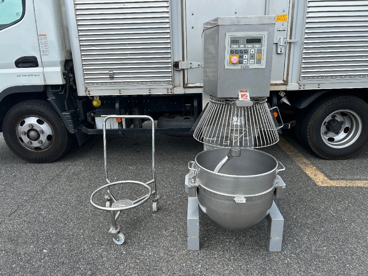 愛工舎 アイコー マイティS 60コート ミキサー MS-60 2021年製 三相200V 攪拌機 自動昇降 ドラゴンフック ベーカリー 製パン 厨房 業務用