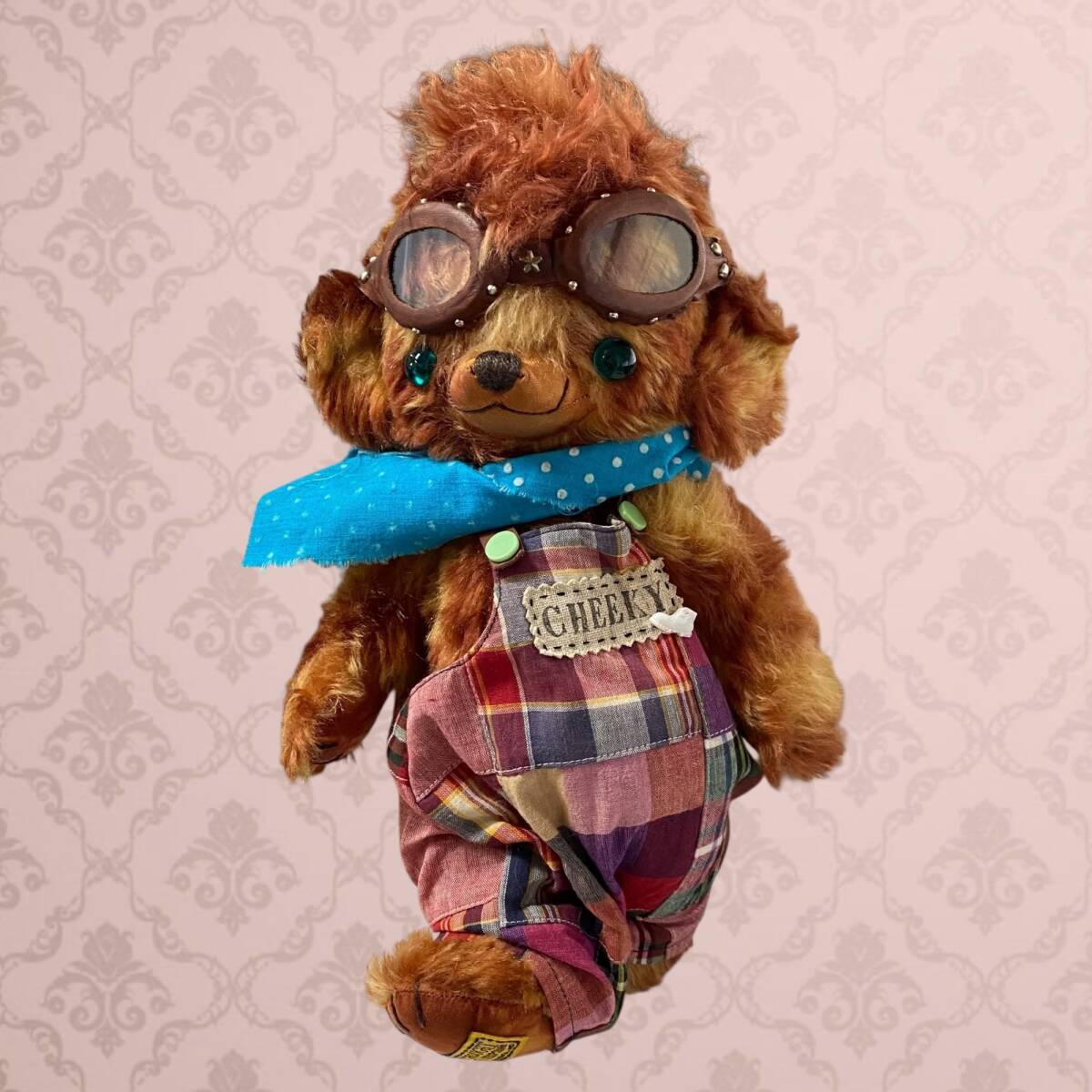 ☆保管品☆テディベア 日本人作家 いわさき ちより Bear's Kitchen Cheeky Fine Art 2009 チーキー KK96869RG