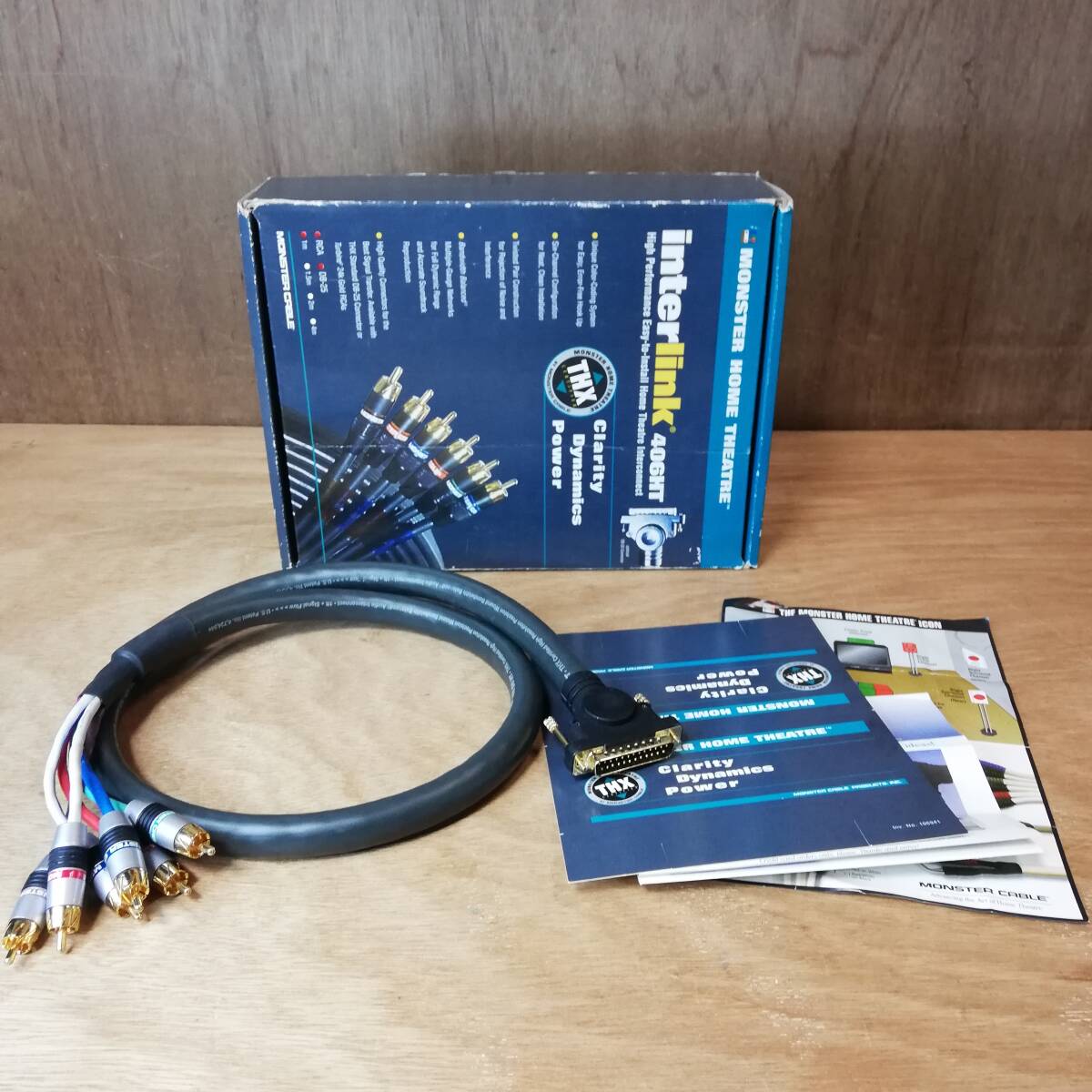 MONSTER CABLE 406 DB HT THX INTER LINK 406HT MONSTER HOME THEATRE モンスターケーブル ホームシアター 1m
