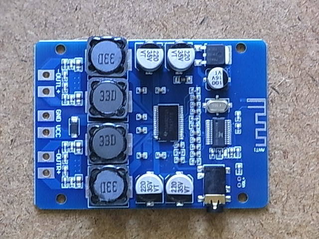 ★bluetooth/AUX 45W+45Wアンプ回路基板 TPA3118　送料230円　新品