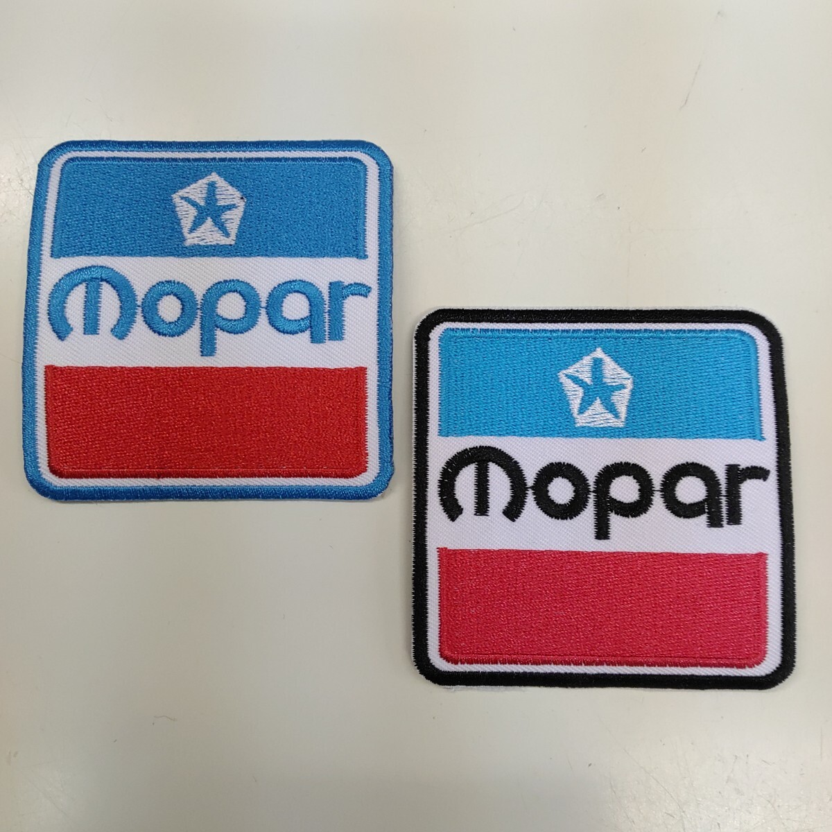 ◎ M o p a r と記されたワッペン 2枚セット s390