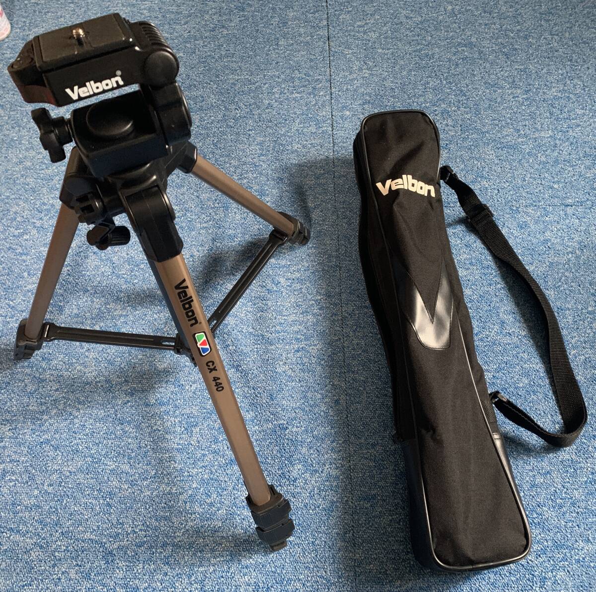 Velbon(ベルボン) 中型アルミ製三脚 CX-440 専用ケース付属(25040203)