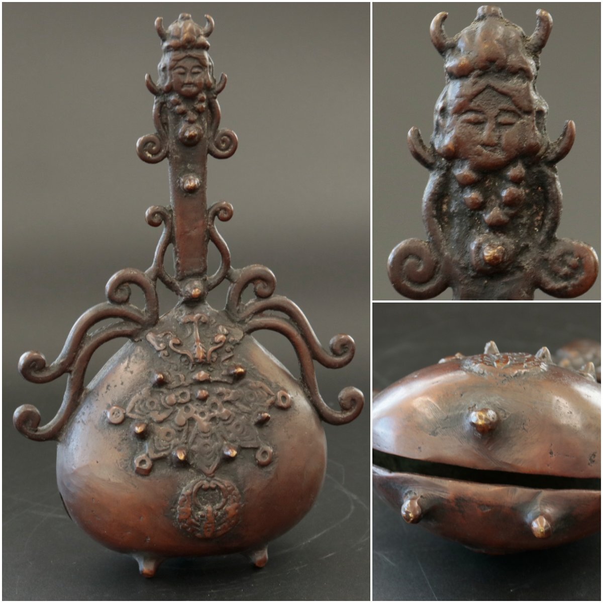 古銅　鈴　仏具