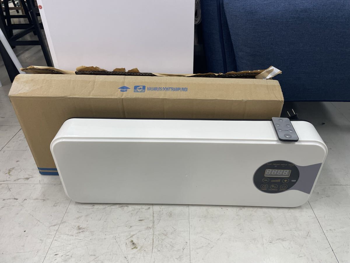 ☆箱入り美品☆ 壁掛け冷暖房ファン　エアコン　EMX-908 リモコン付き　①