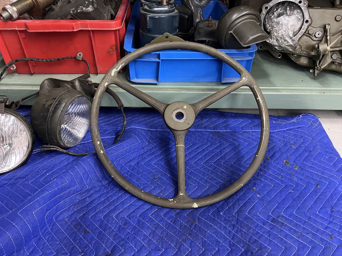 希少 米軍 実物 WILLYS MB jeep ウィリスジープ ウィリス MB ミリタリー ハンドル 4x4 ミリタリー部品 部品 マニア コレクション