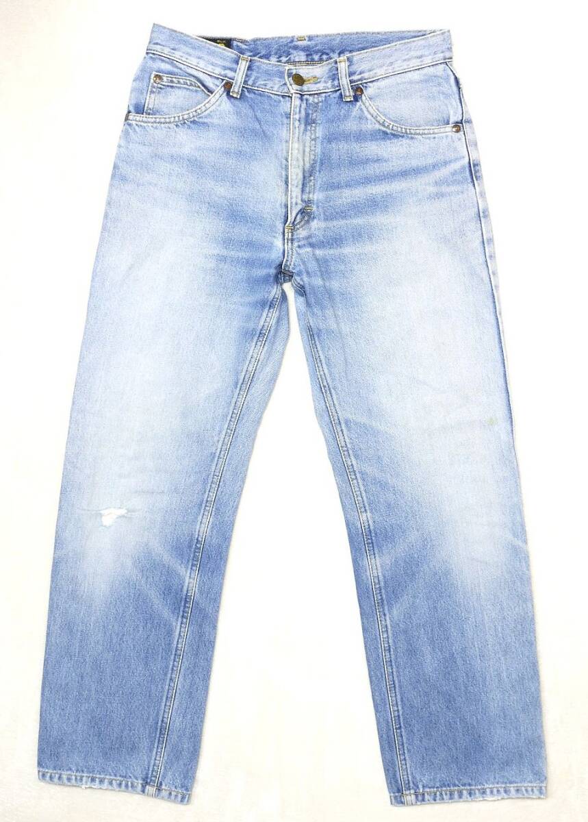☆色薄め リー Lee RIDERS メンズデニムジーンズ 0251 ストレート W30 実寸W76センチ 股下65センチ 女性の方でも可愛く穿けます 