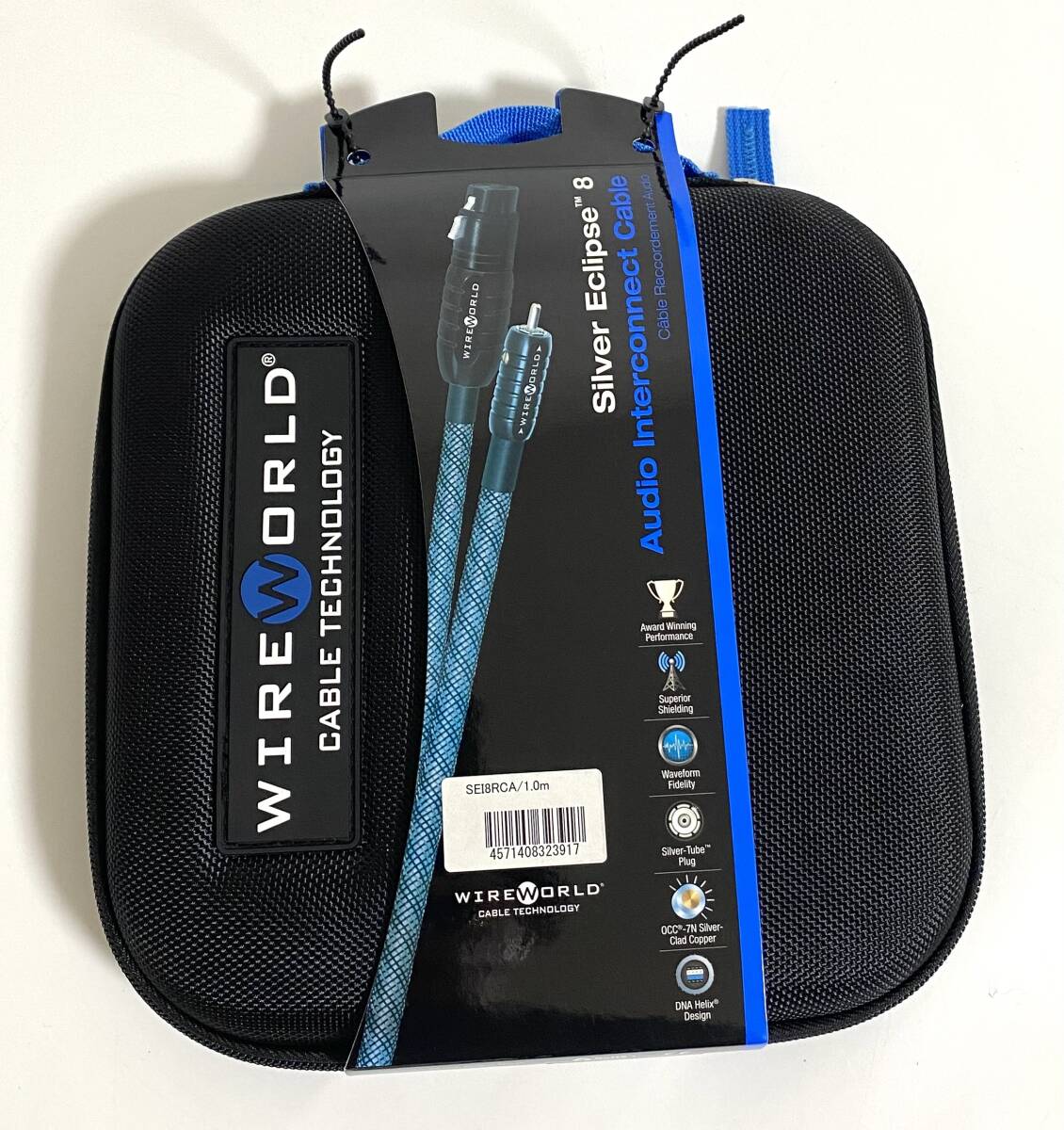 ★未使用品★ WIREWORLD ワイヤーワールド Silver Eclipse 8 (SEI8RCA) RCAケーブル 1.0m ペア シルバーエクリプス シリーズ8 I250807
