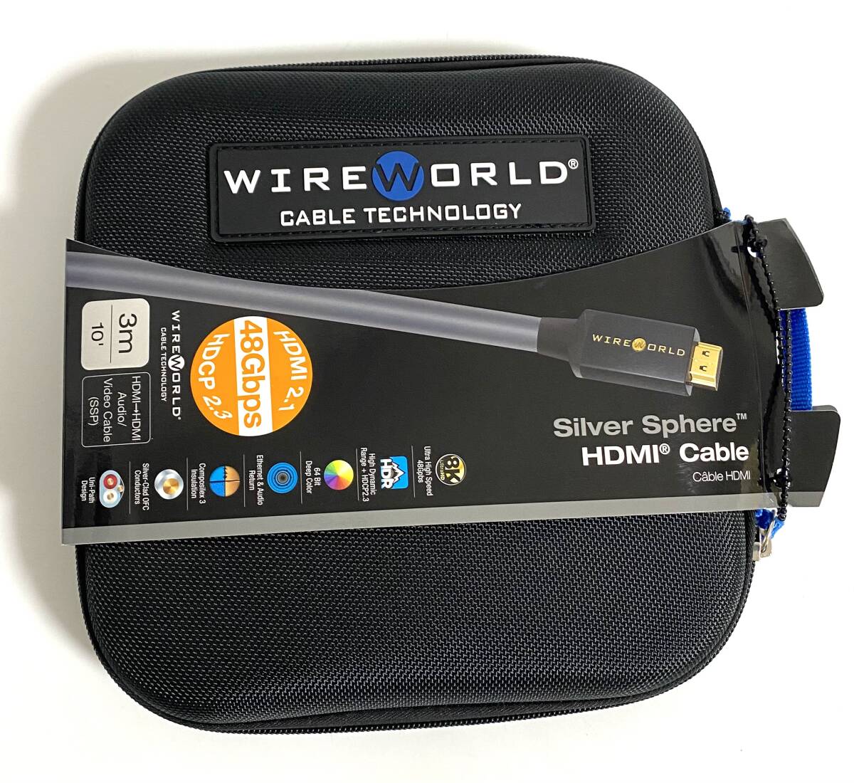 ★新品/未使用品★ WIREWORLD ワイヤーワールド HDMIケーブル Silver Sphere シルバーサファイア SSP 3.0m 8K/48Gbps I250807