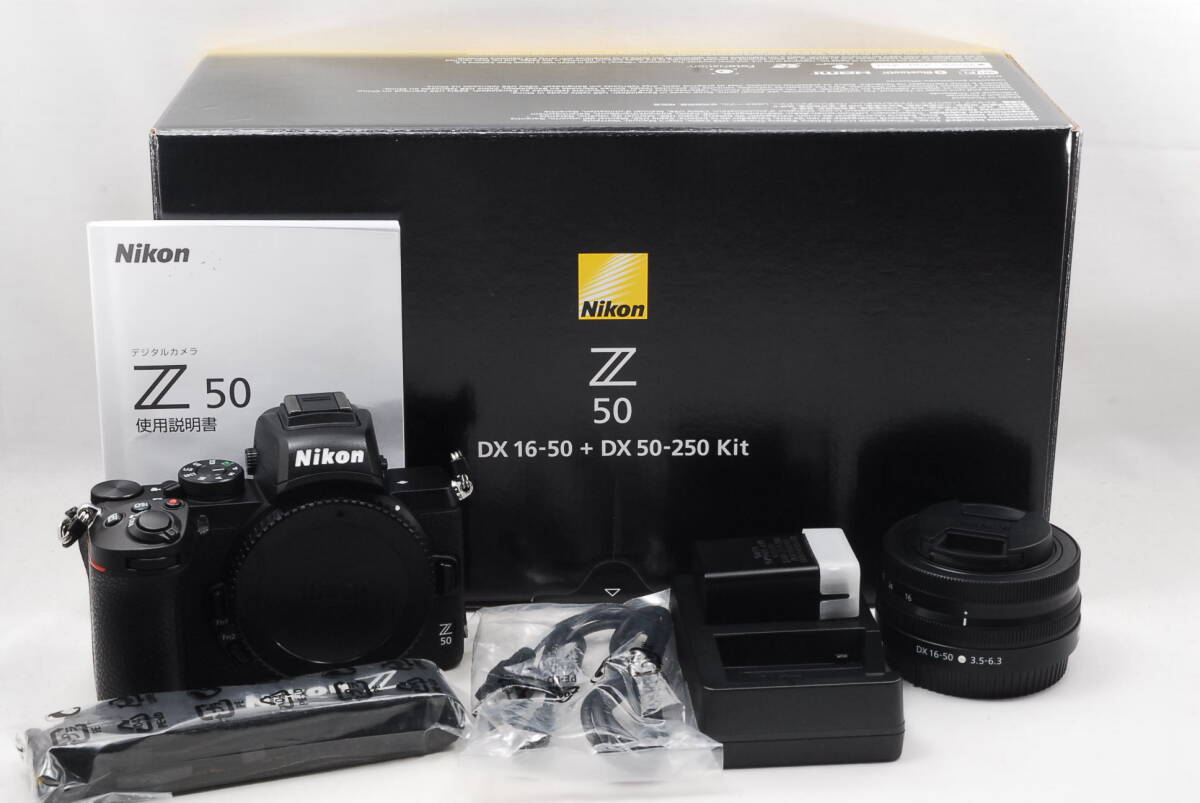 ★美品★ 即決 売切 NIKON ニコン Z50 & NIKKOR Z DX 16-50mm VR レンズキット ショット数5,237枚！！ミラーレス一眼 （R7-535）