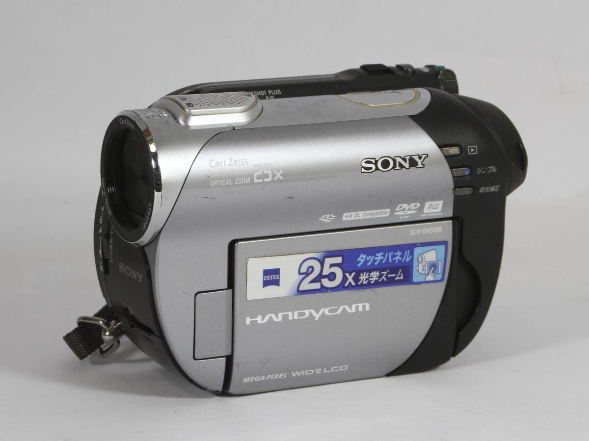 ★ソニー DCR-DVD308 DVD方式 撮影再生OK 本体のみ 難あり