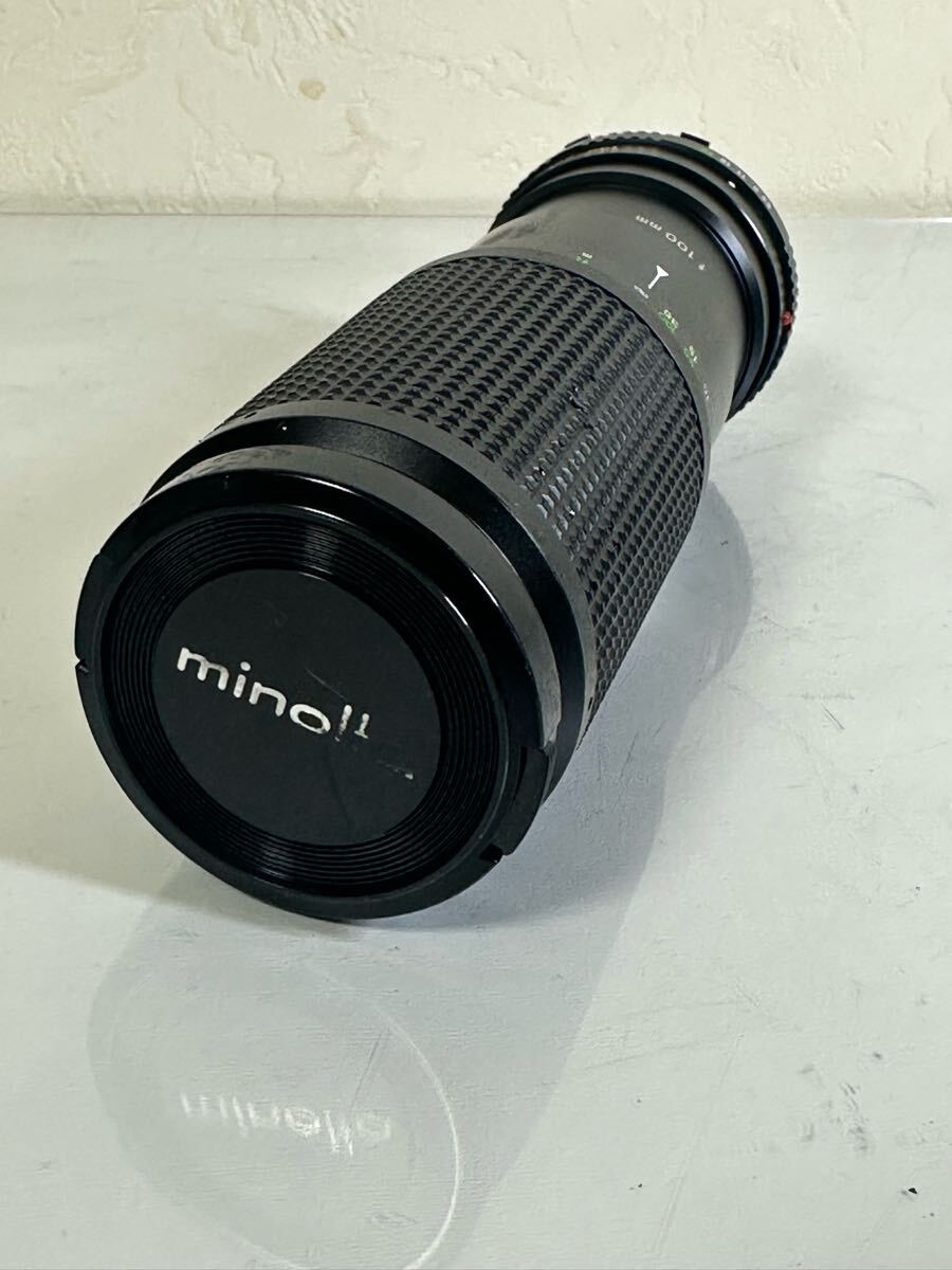 MINOLTA ミノルタ MD ZOOM ROKKOR 100-200mm 1:5.6 カメラレンズ ブラック 動作未確認