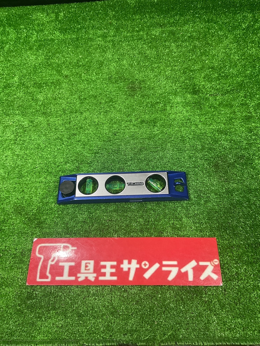 ■中古品 タジマ 着脱式水平器 セフ設備工レベル210 SFSKL-M210B ブルー 腰道具簡単取付 ベルト装着可■