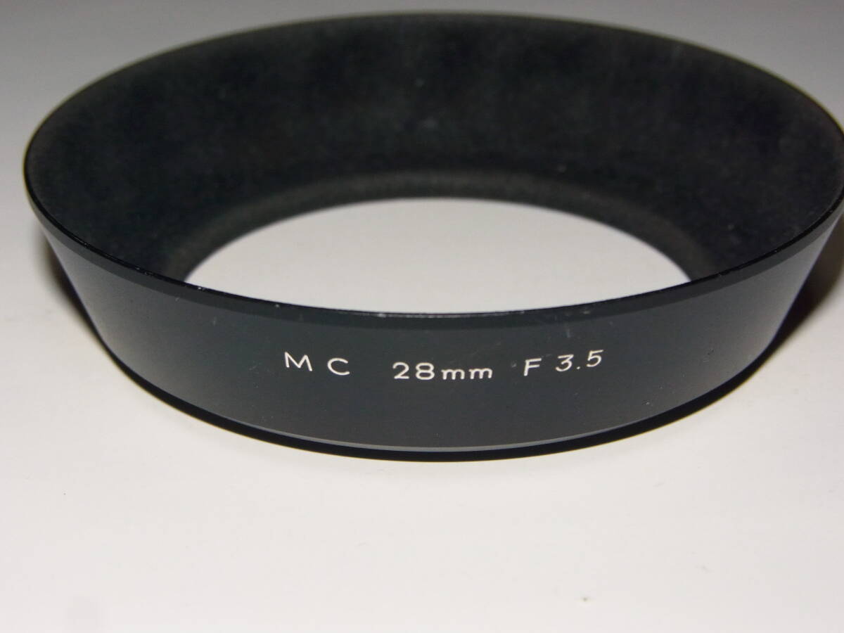ミノルタ　MC　28mm　3.5　メタルフード　径55mm