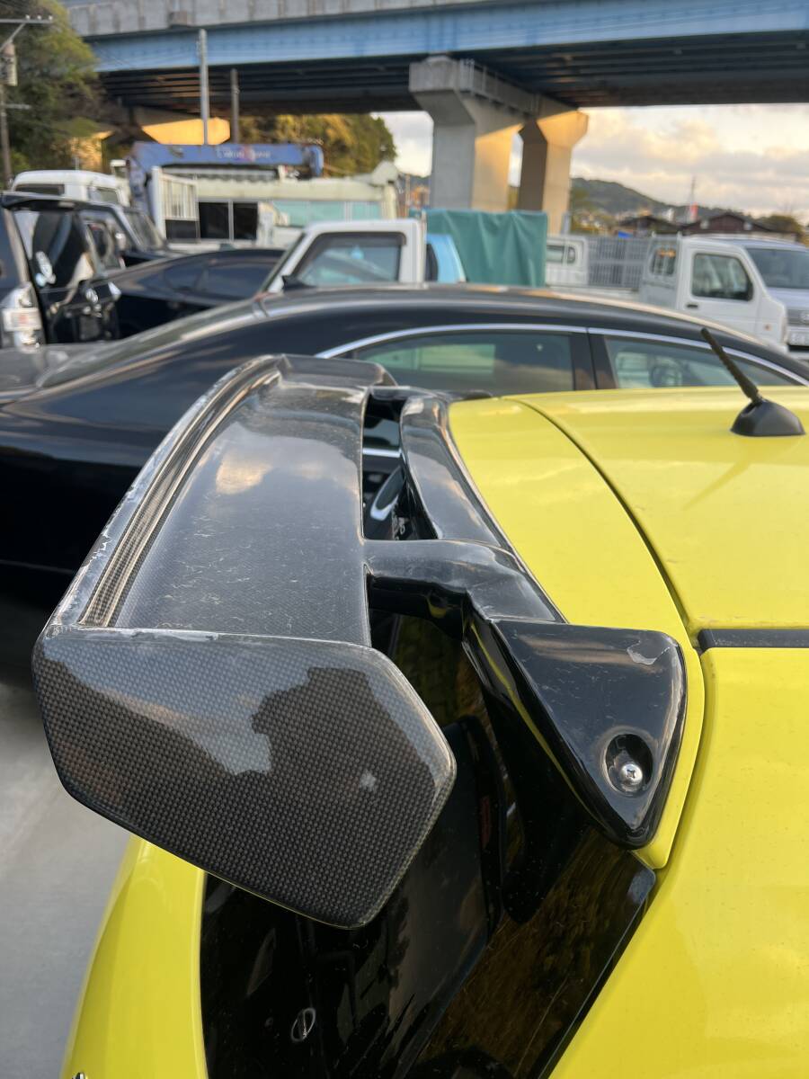 H24年　ZC32S スイフトスポーツ カーボン？製 リア スポイラー GT ウィング 　エアロ