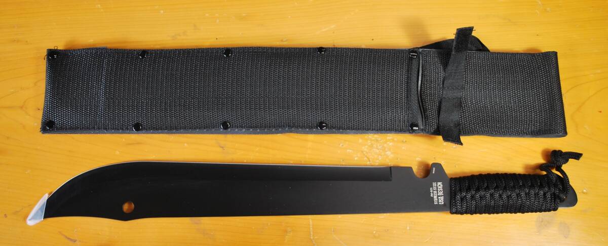 マスターカット MASTERCUTLERY　JM-021　クリップジャングルマシェット　BK