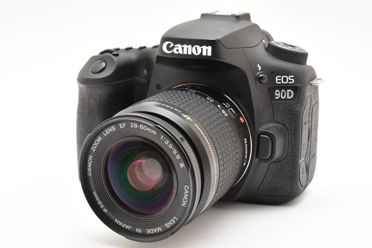 デジタル 一眼レフ カメラ Canon EOS 90D標準レンズセット/ Canon EF 28-80㎜1:3.5-5.6III
