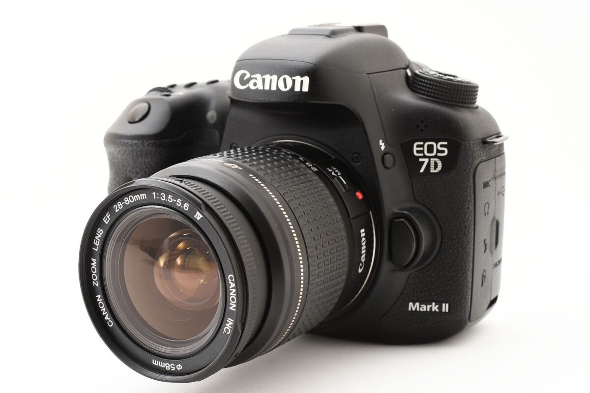 Canon EOS 7D MarkII デジタル一眼レフカメラ キヤノン標準レンズセット/Canon EF28-80㎜1:3.5-5.6IV