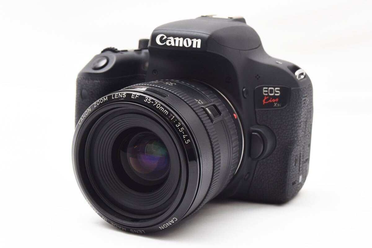【保証付き】キヤノン デジタル一眼レフカメラ Canon EOS Kiss X9i/Canon EF35-70㎜1:3.5-4.5