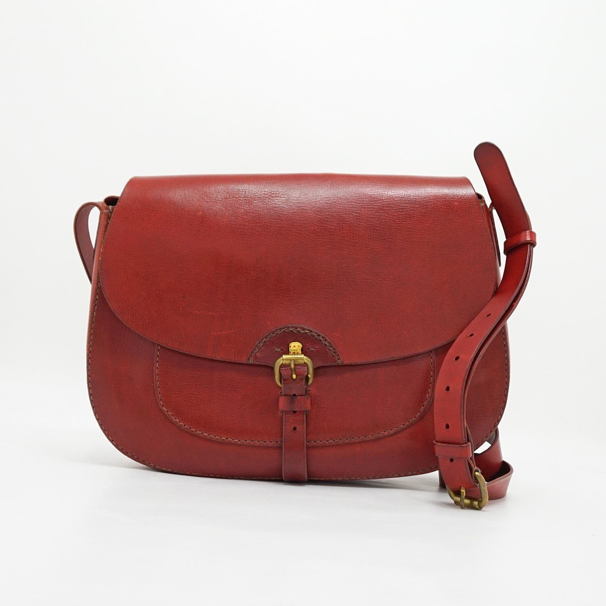 ◇【HENRY CUIR アンリークイール】KAME L ショルダーバッグ