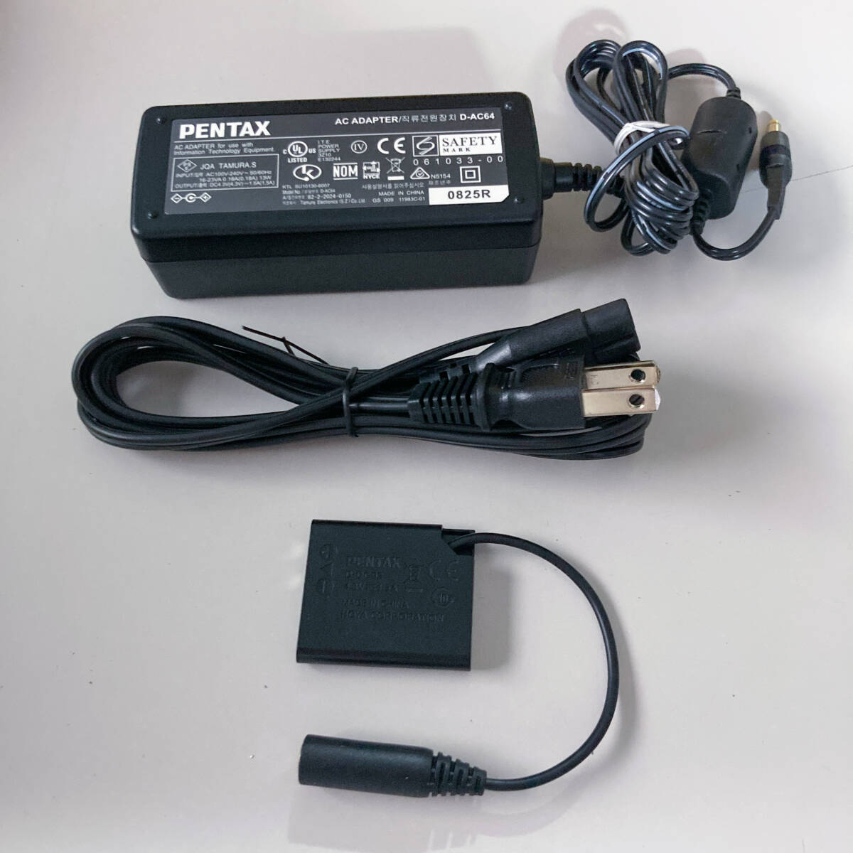 ★ ペンタックス ACアダプター/ACプラグコード/DCカプラー 未使用品 F1024