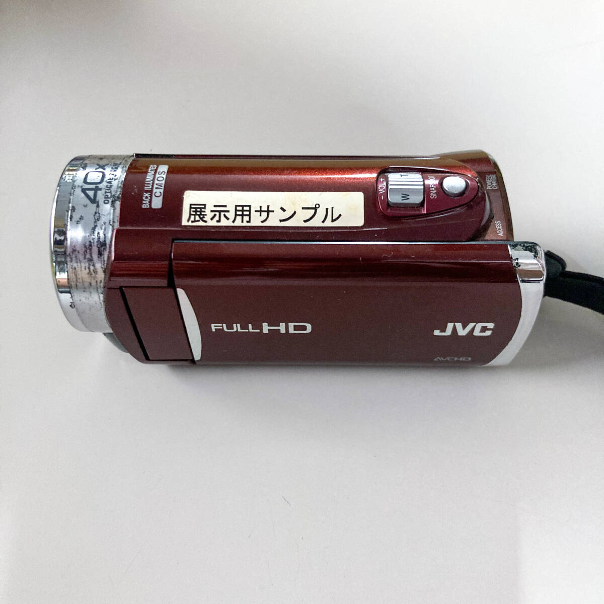 ★ JVC Evorio GZ-E265 レッド 店頭展示 模型 モックアップ 非可動品 F1030