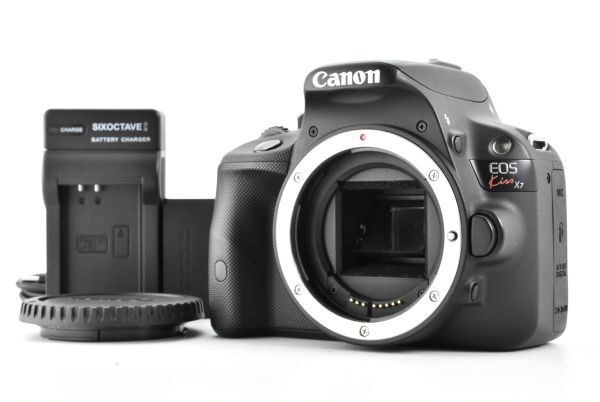 【美品 シャッターカウント 3330回】 Canon EOS Kiss X7 DSLR Camera Body キヤノン デジタル一眼レフカメラ ボディ 本体 EF-TN-JP1381