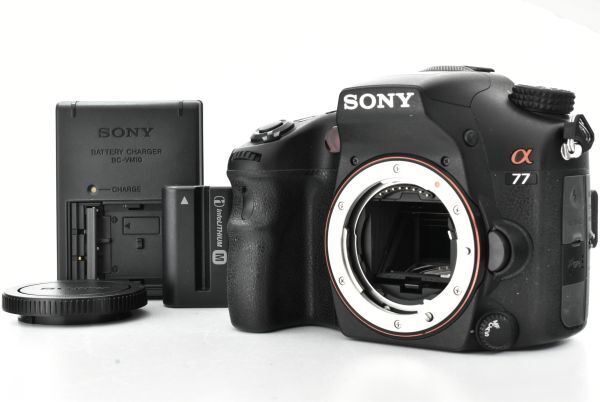 【英語版 美品 シャッターカウント 16320回】Sony Alpha A77 24.3MP Digital SLR Camera Body ソニー デジタル一眼レフカメラ EF-TN-JP1436