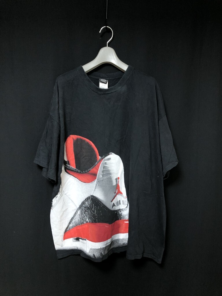 ◆NIKE AIR JORDAN ナイキ ジョーダン3 ビッグプリント　半袖Tシャツ XXL　ヴィンテージ