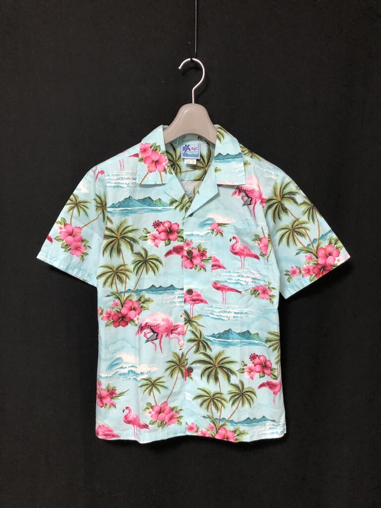 ハワイ製◆RJC 半袖 アロハシャツ サイズ16