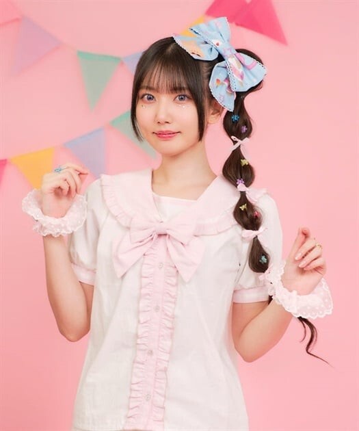 新品 axes femme kawaii アクシーズファムカワイイ セーラー襟ブラウス ピンク Mサイズ