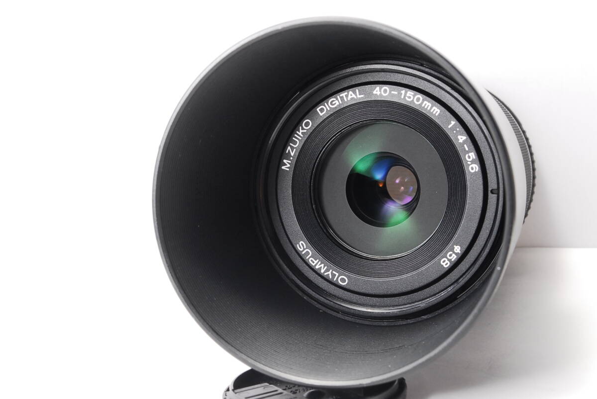 〓外観綺麗　フード付〓OLYMPUS オリンパス M.ZUIKO DIGITAL 40-150mm f4-5.6 R ED MSC