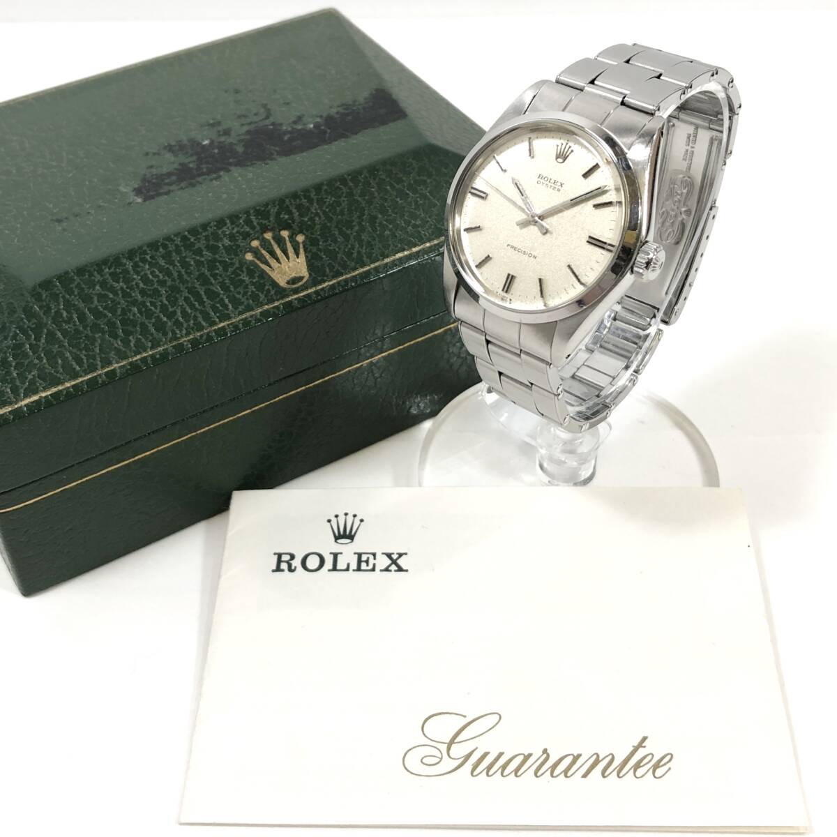 ＊【箱/ギャラ付】ROLEX 6426 オイスター プレシジョン 手巻き シャンパン 文字盤 OYSTER PRECISION ロレックス ヴィンテージ 稼働品