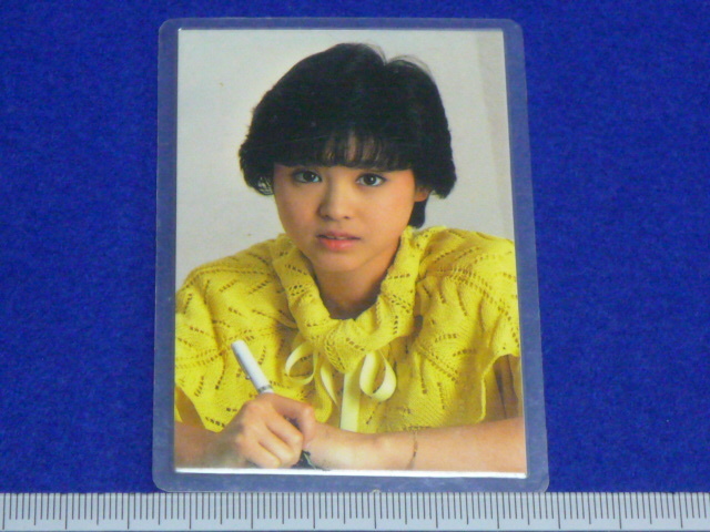★松田聖子/ラミネートカード/282//7-219/当時物未使用品/
