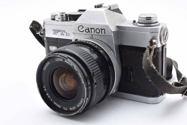 ★並品★ キャノン CANON FTb QL + FD 28mm F2.8 S.C. レンズキット《シャッターOK》レンジファインダー MS B09 ★★ #2532 #9180 #29
