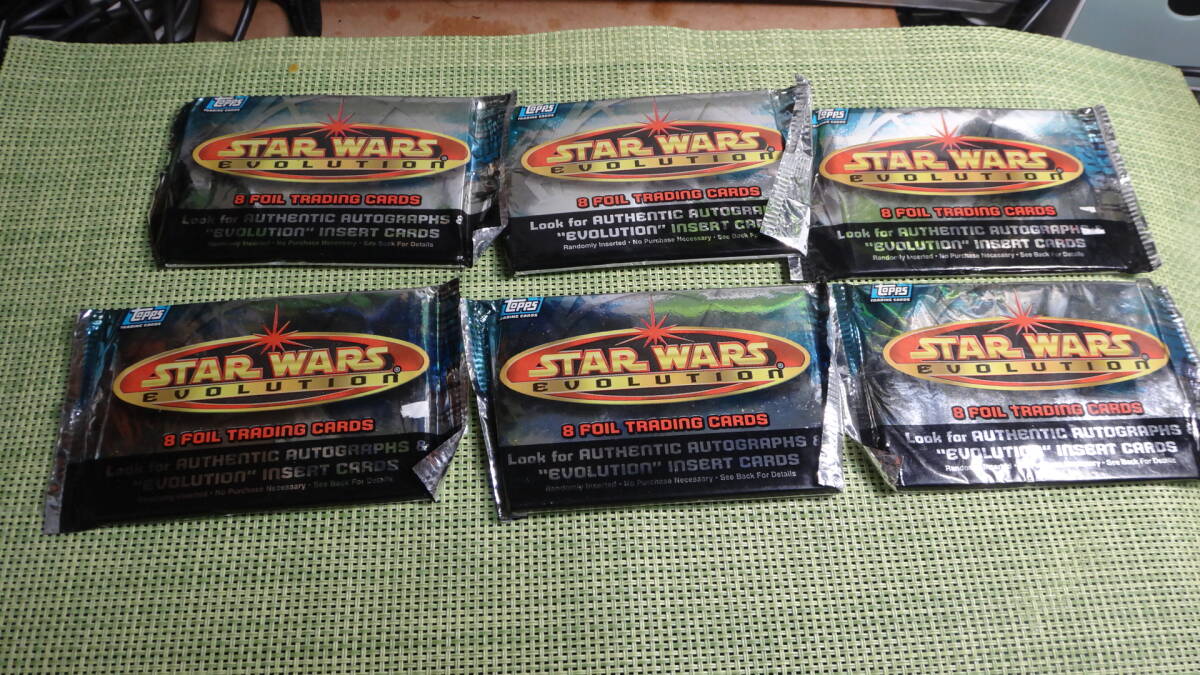 STAR WARS TOPPS トレーディングカード　未開封　６セット