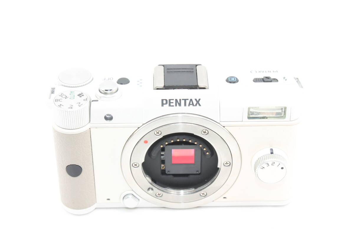 【20250715KNC-06】PENTAX ミラーレス一眼 Q レンズキット ホワイト PENTAXQLKWH