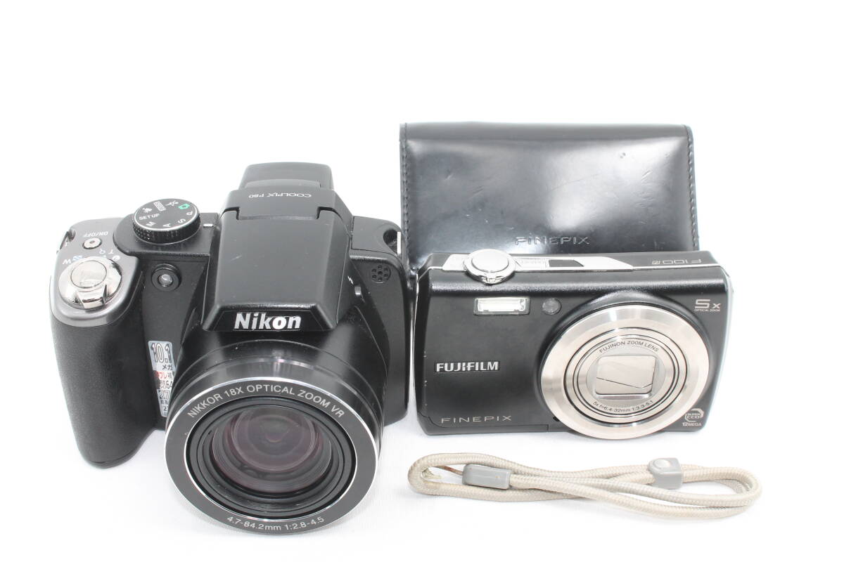 【20250715KNC-23】FUJIFILM FinePix F100fd　Nikon COOLPIX P80