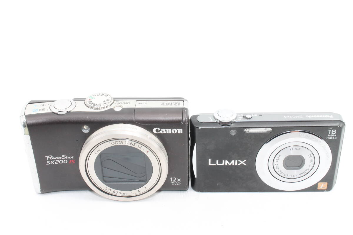 【20250715KNC-33】パナソニック LUMIX FH5 　Canon PowerShot (パワーショット) SX200 IS 