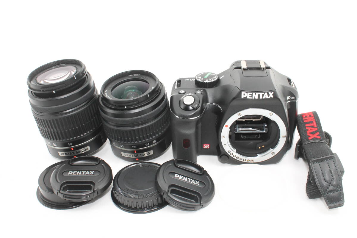 【20250715KNC-34】Pentax デジタル一眼レフカメラ K-m ダブルズームキット K-mWZK