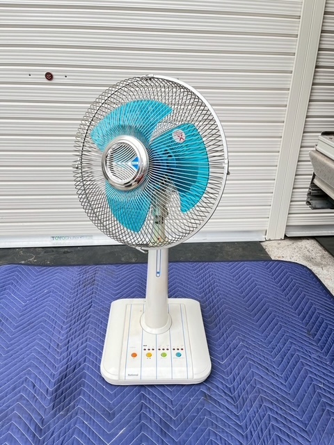 8-19 昭和レトロ ナショナル 扇風機 F-30H1Q 動作確認済み