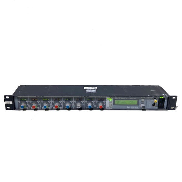 sigma シグマ DS-7300 デジタルディレイ DIGITAL 4ch DELAY/4×4MATRIX