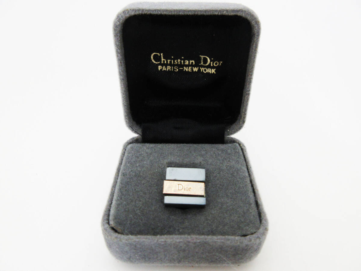 kkg317 Christian Dior ディオール ゴールド タイタック タイピン ピンブローチ メンズ