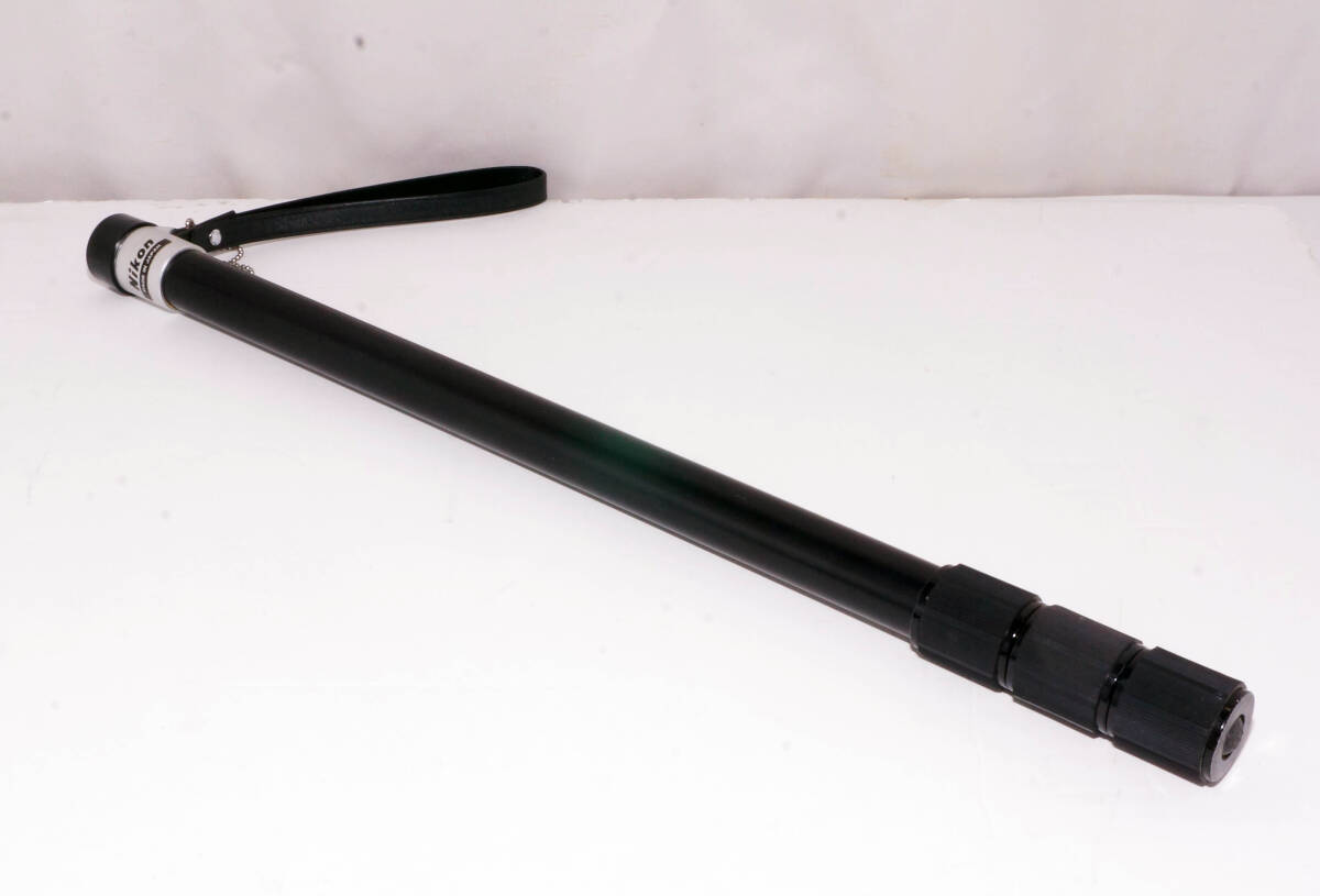 Nikon 一脚 ストラップ付き 全伸高160cm４段　黒