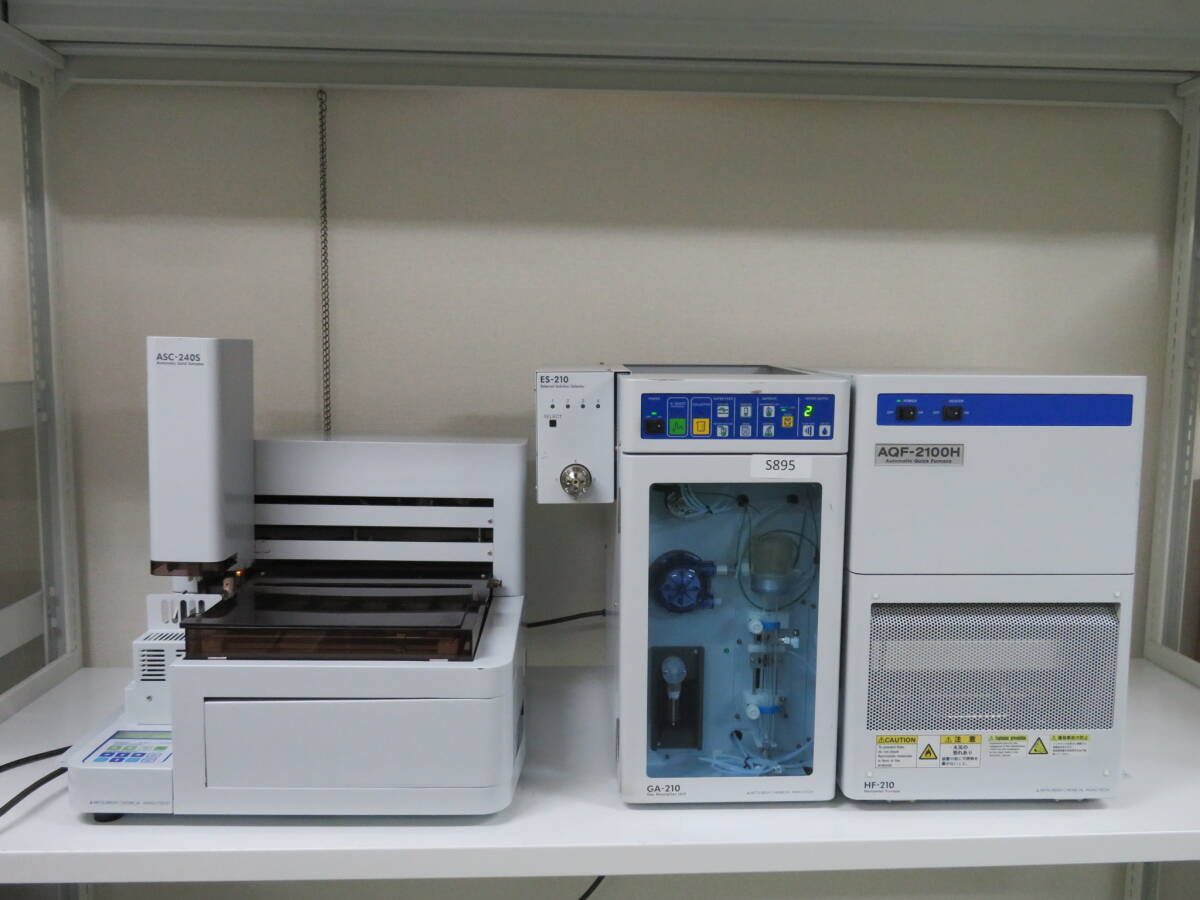 Mitsubishi Chemical Analytech AQF-2100H GA-210 HF-210 ASC-240S S895